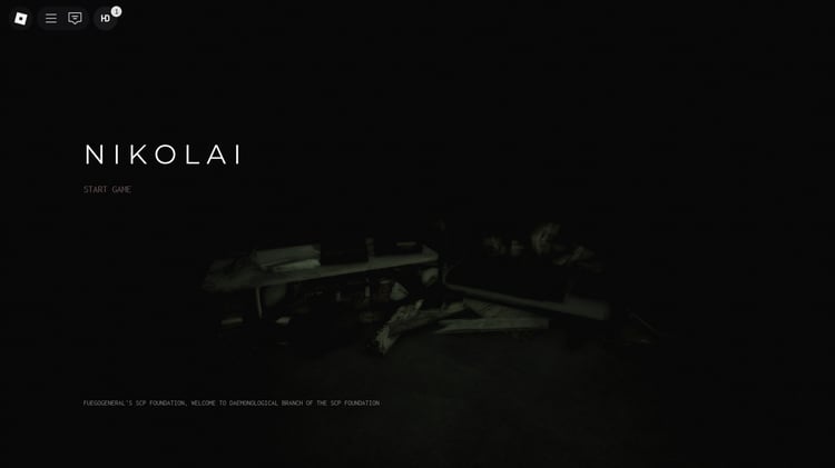 Roblox Nikolai SCP facility map
