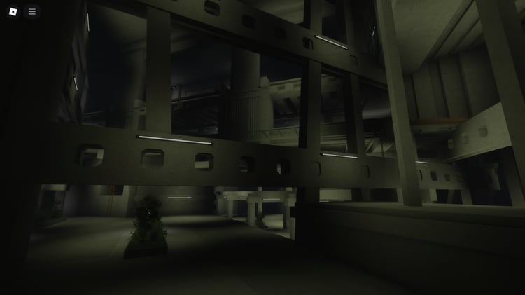 Roblox SCP roleplay map with UI and metro system