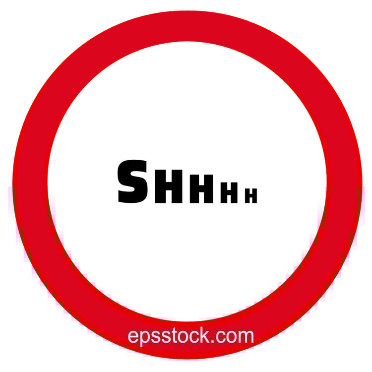Shhh Sign