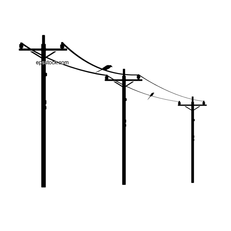 power transmission poles