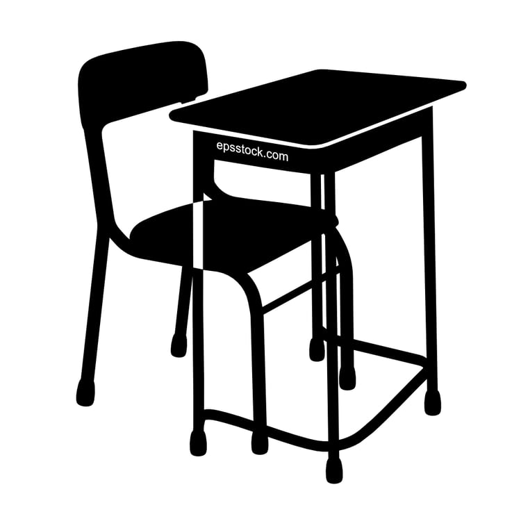 School Table With Chair