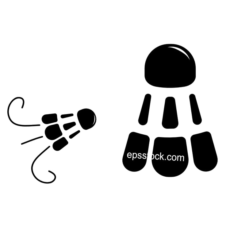 Shuttlecock symbol
