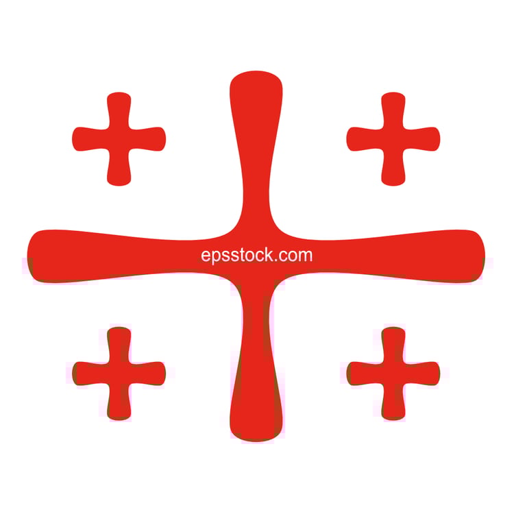 georgian flag symbol