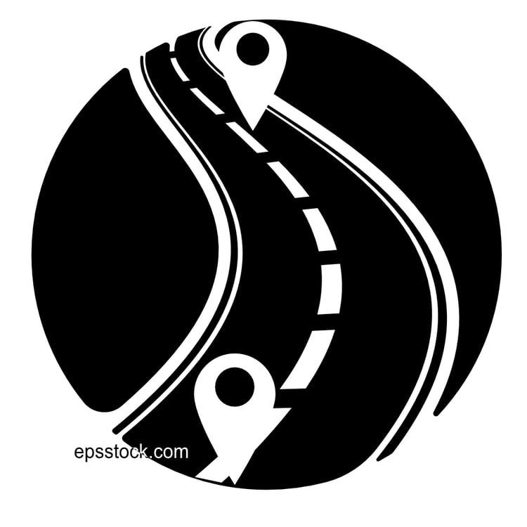 Winding road timeline