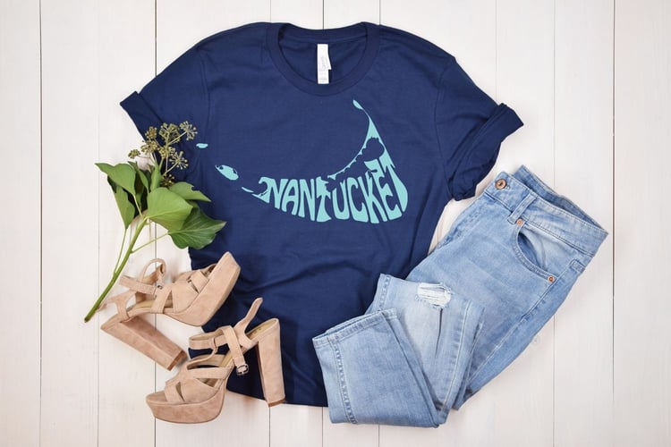 This design features the word Nantucket artistically arranged within the shape of the island, perfect for making t-shirts, home decor, and other special projects. Whether you're showing love for your favorite island getaway or creating unique gifts for lo