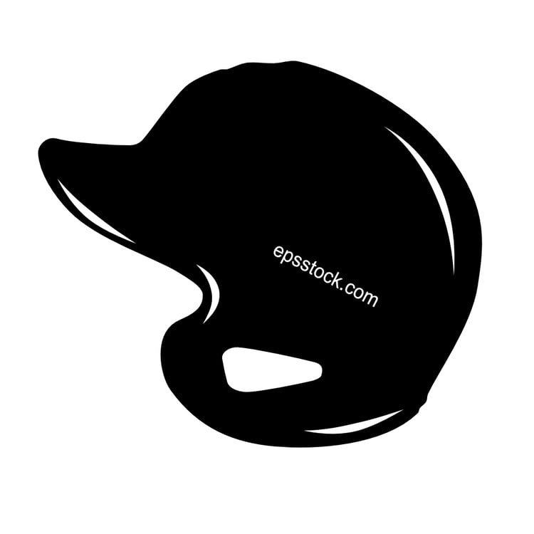 Baseball batting helmet emblem
