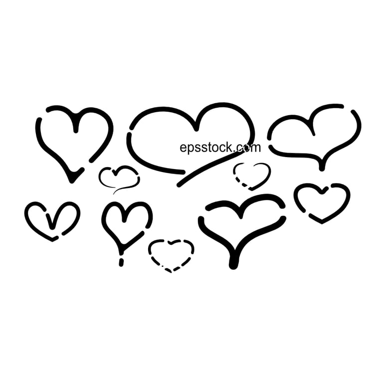 heart different shapes