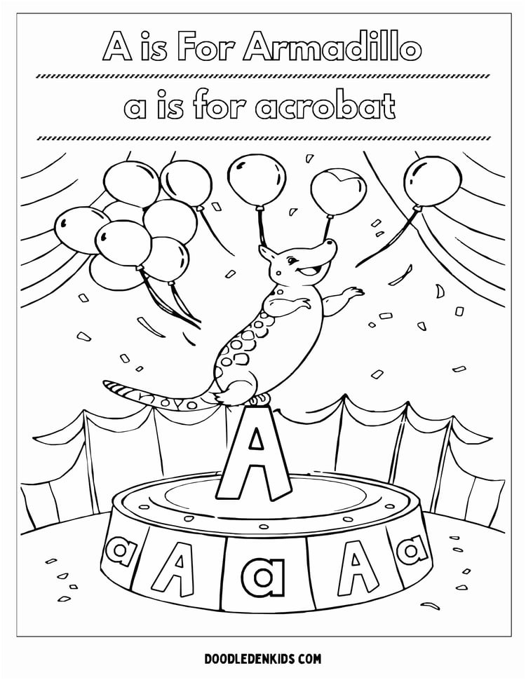 Page - 🅰️ Letter A – Free Alphabet Coloring Pages