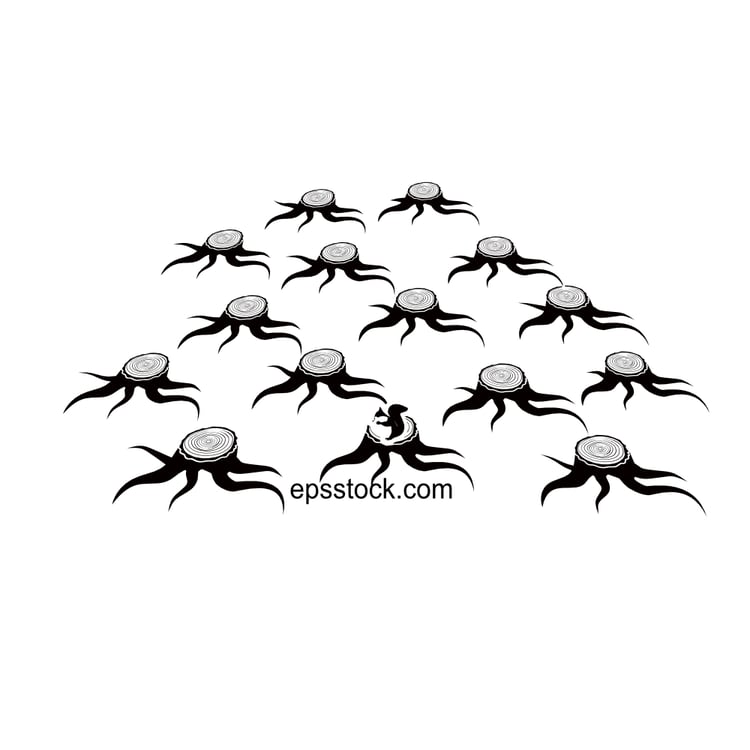 deforestation emblem