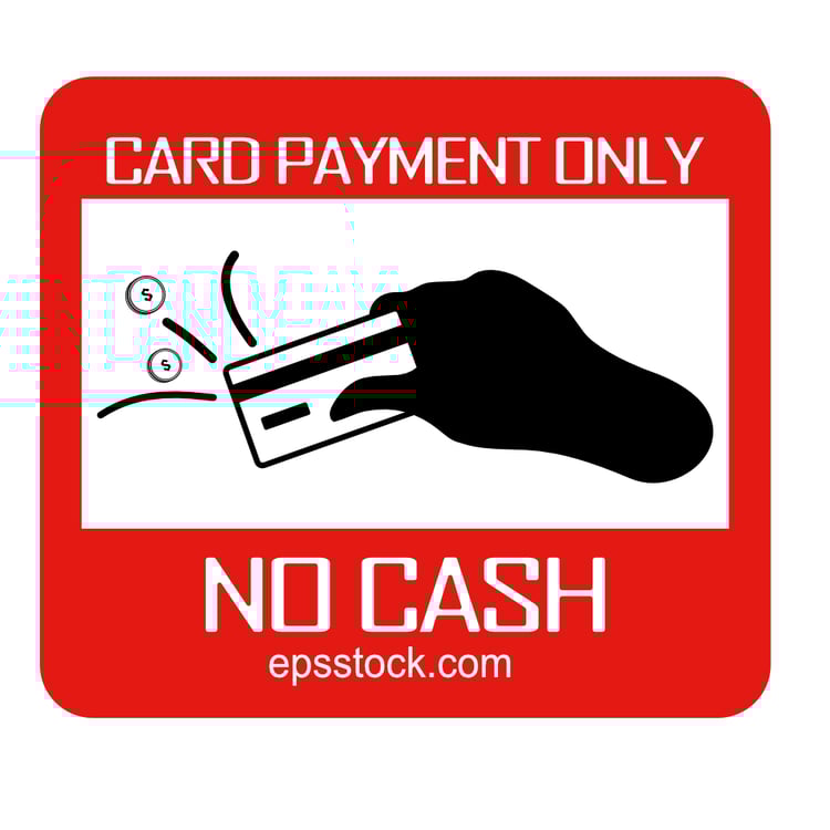 card payment only, no cash
