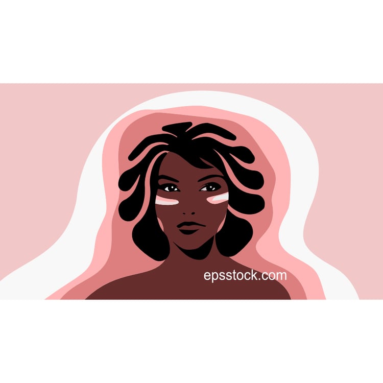 Women with natural cosmetic cream