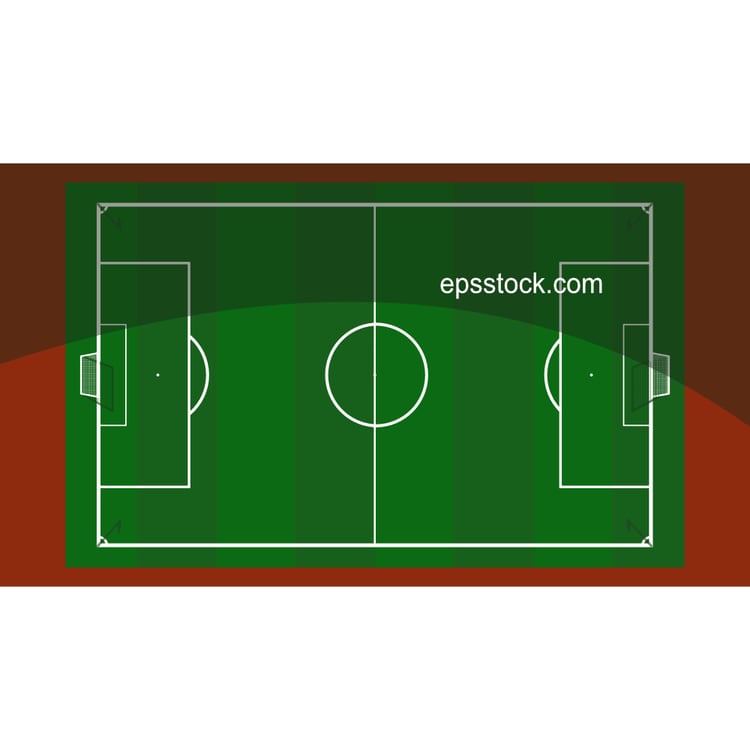 Football field top view