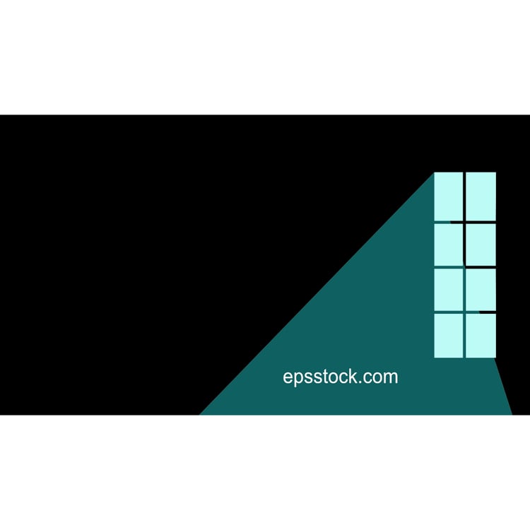 A ray of morning sun in a window