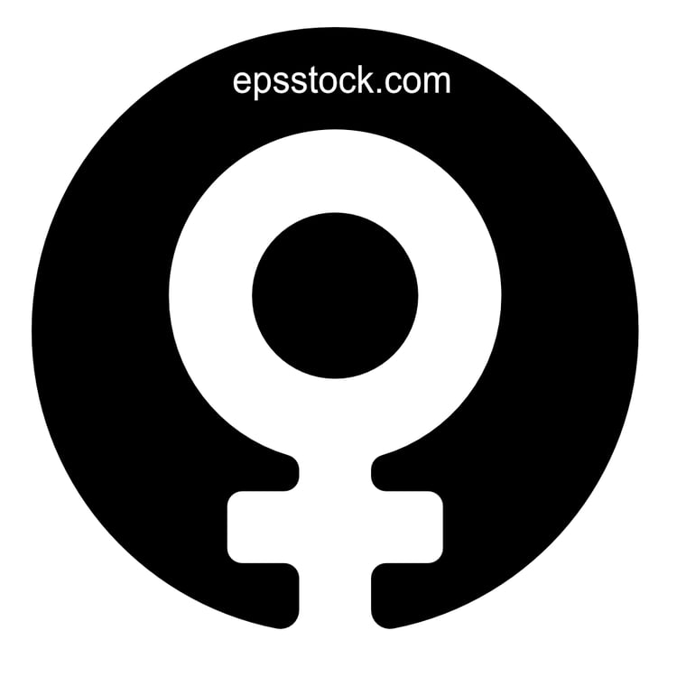 Female gender logo