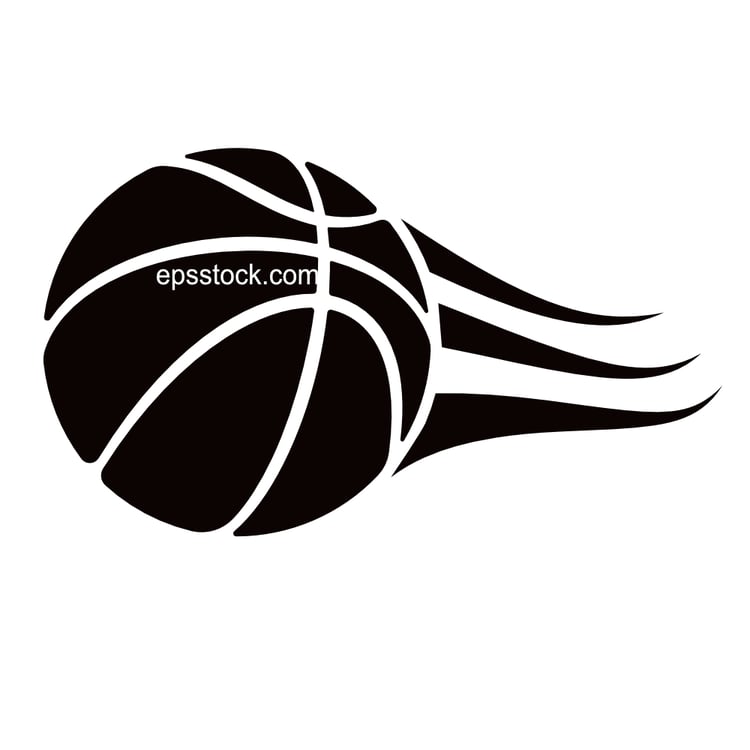 Elegant basketball icon