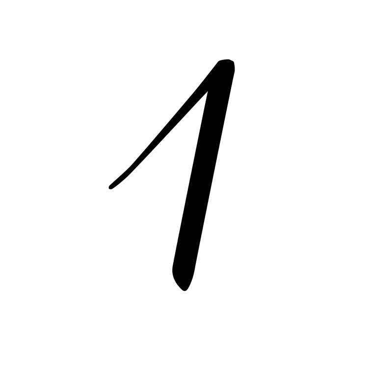 symbol number 1