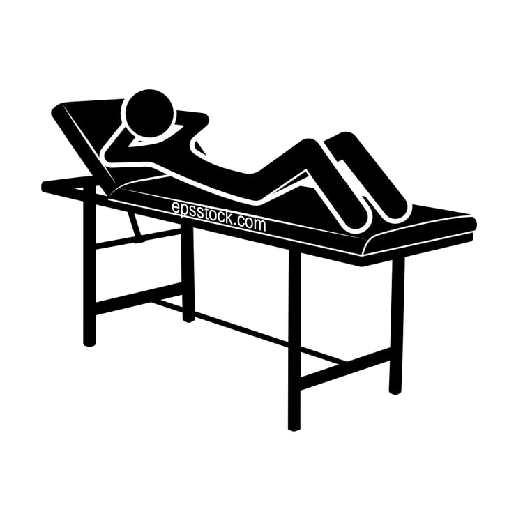 Patient on examination table