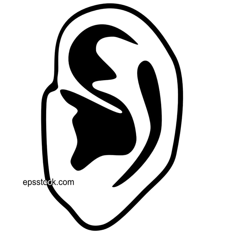 Ear silhouette