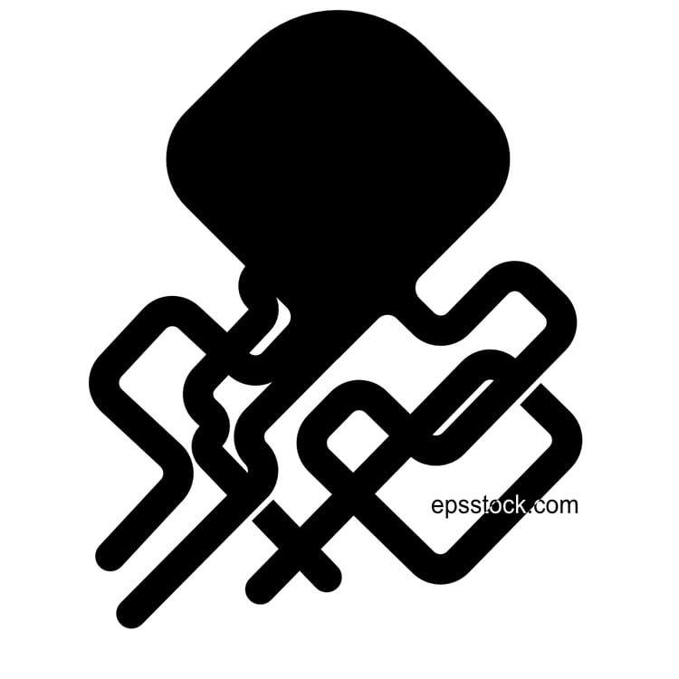 geometric octopus logo