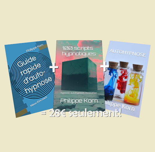 hypnose, autohypnose, méditaiotn, apprendre, apprentissage, développement personnel, livres, guides, recueils