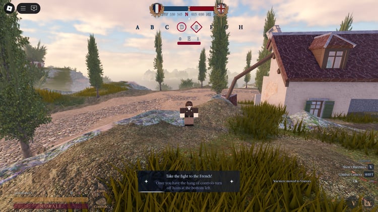Scripted team-based fortress gameplay in Roblox