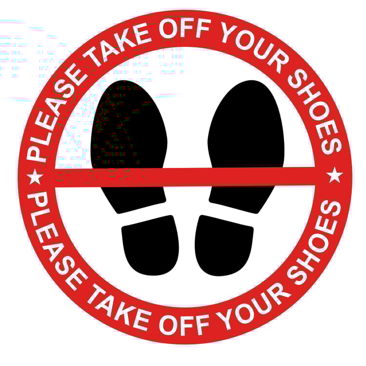 Please Take Off Your Shoes