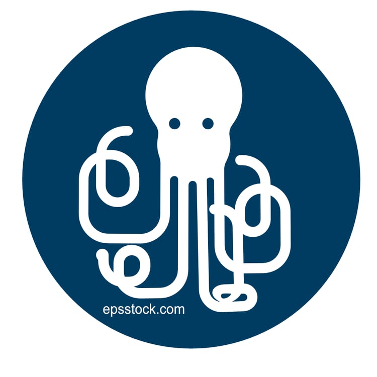 white octopus logo