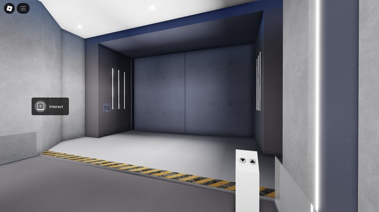 Fully scripted working elevator
