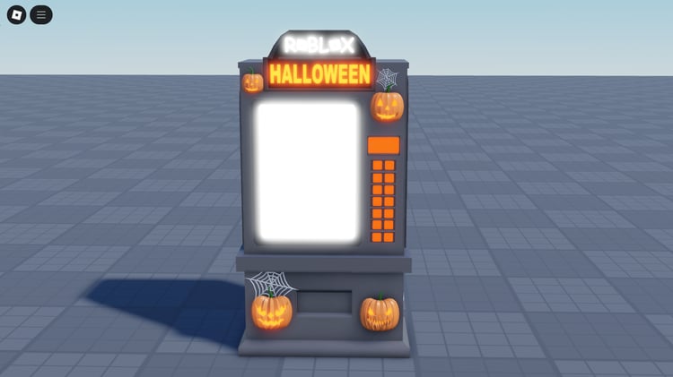 Roblox Halloween vending machine prop