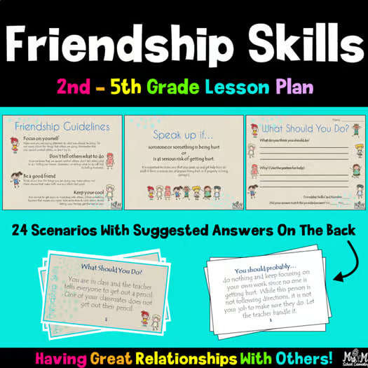 Friendship Skills - Social Scenario Cards / Creating Positive Relationships