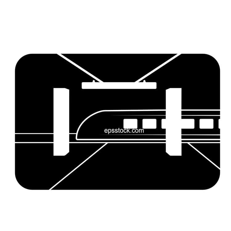 Subway platform emblem