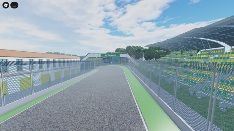 Roblox cartoon race track Interlagos map