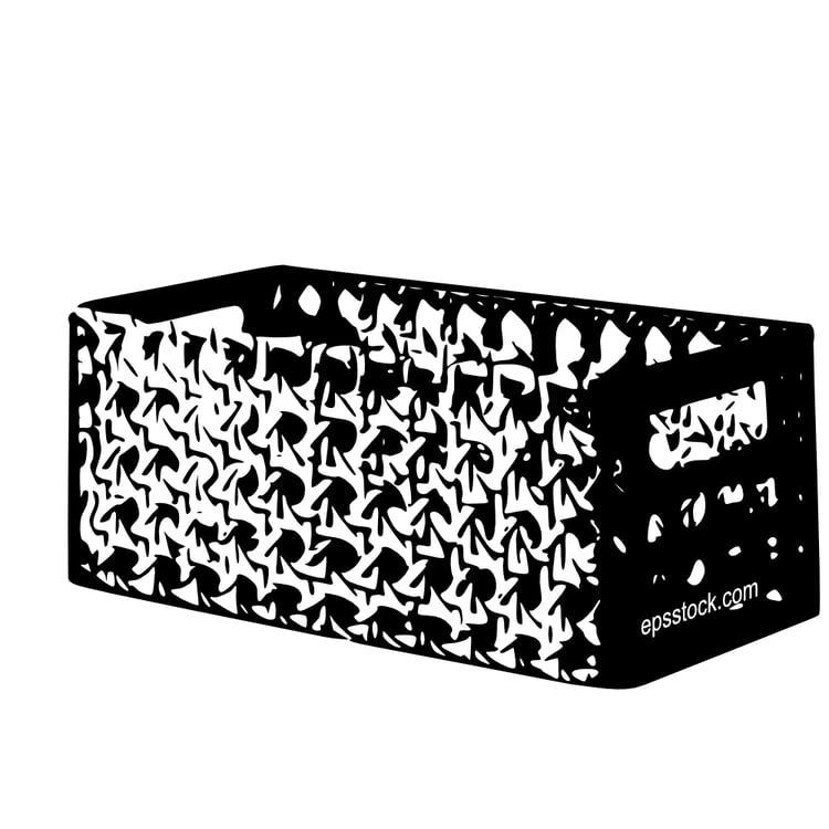 Natural Cane Weave Basket