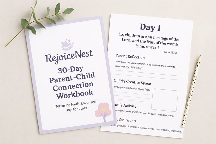 Nurturing Faith, Love & Joy 🌼 Faith-based digital printables, devotionals, and family workbooks designed to help parents and children grow closer to God and each other — one joyful day at a time. 💖