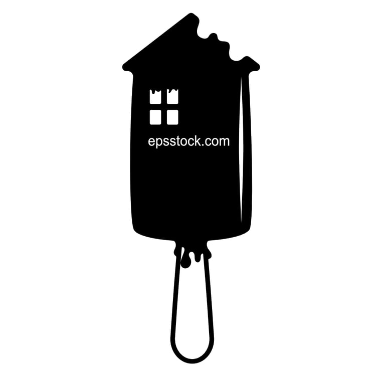 Ice cream house logo