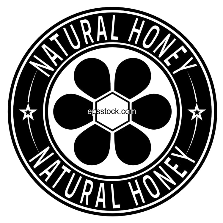 Natural Honey stamp