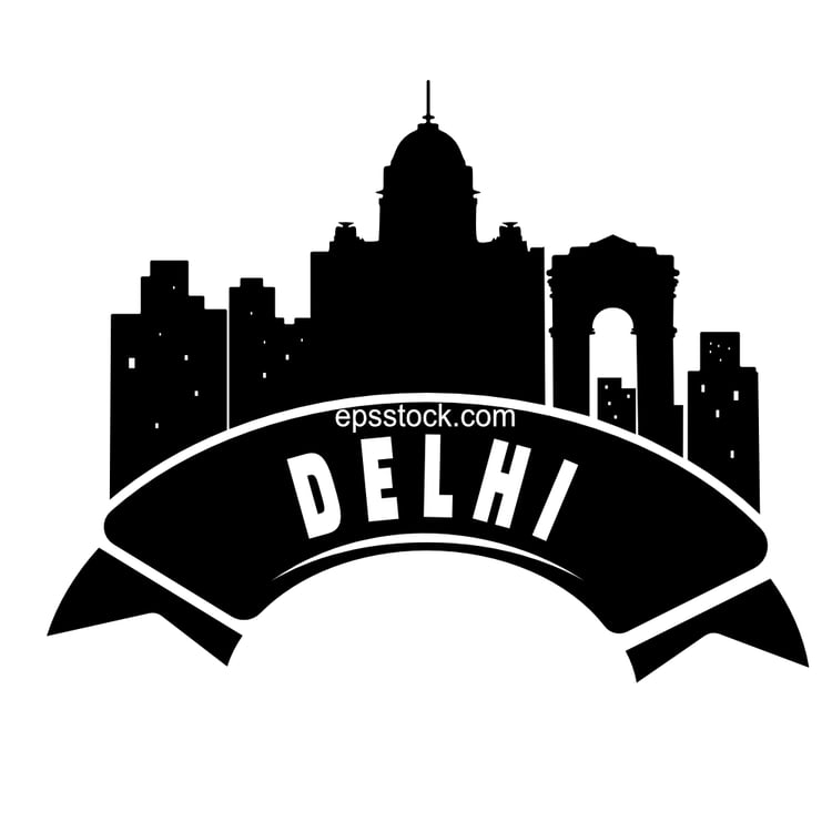 delhi skyline