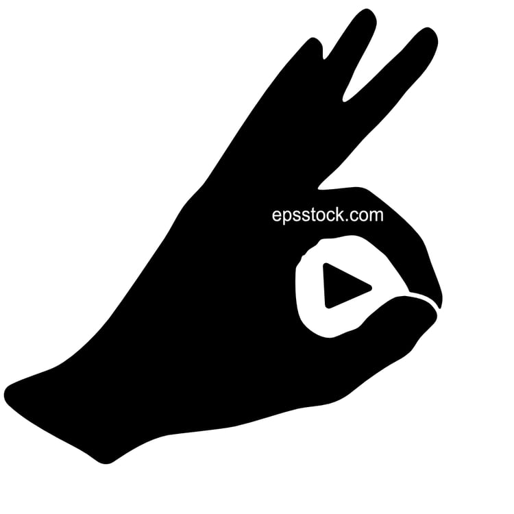 hand showing good video