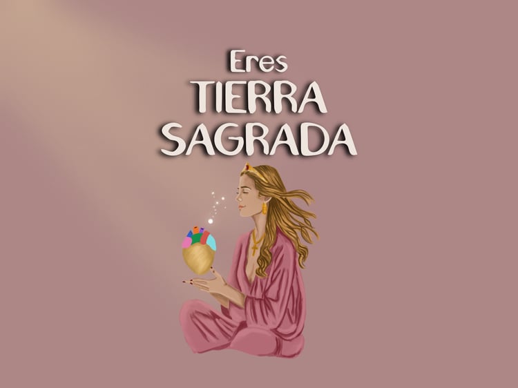 Curso online de arteterapia Eres Tierra Sagrada: sanar con el arte y reconectar con tu esencia femenina.