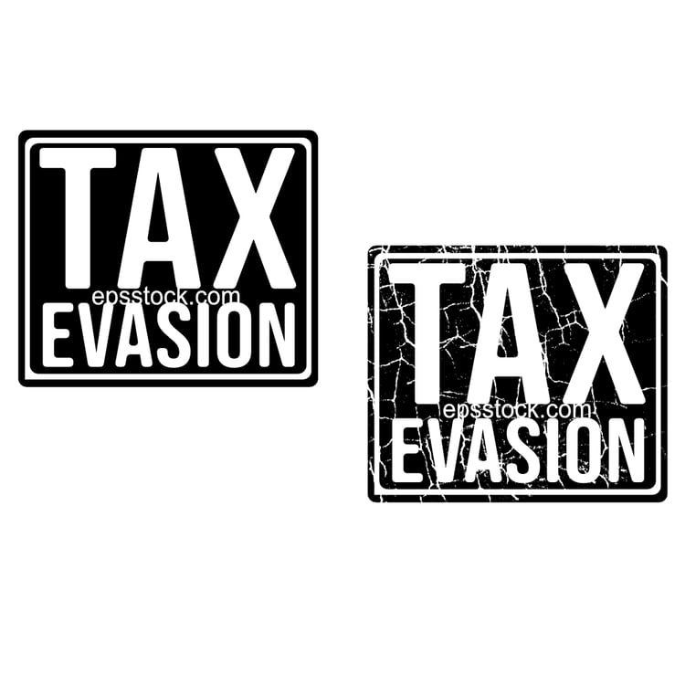 Tax Evasion stamp