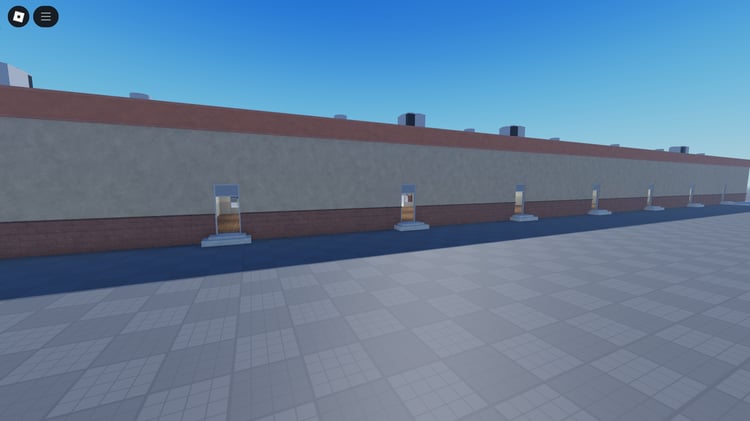 Urban commercial building for Roblox