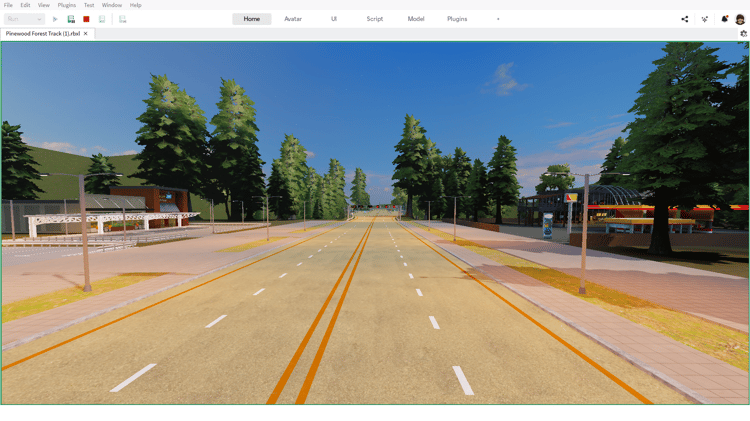 Pinewood Forest immersive Roblox map