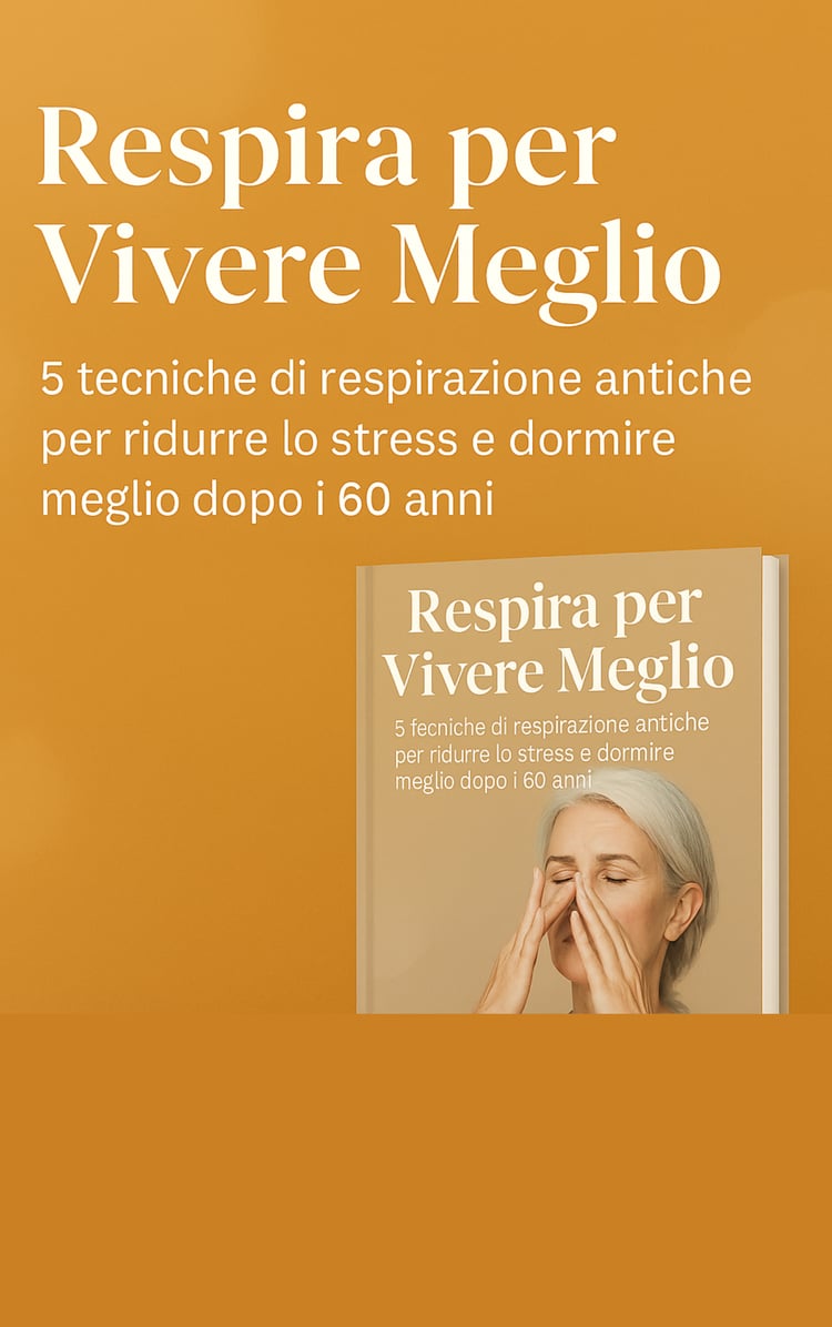 Una guida scientifica e naturale per aiutarti a ritrovare la calma, dormire meglio e vivere più serenamente dopo i 60 anni