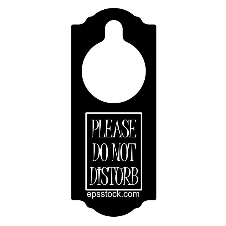 Do Not Disturb Door Hanger