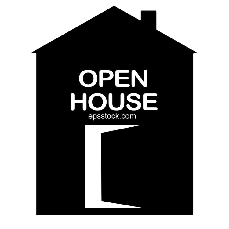 Open House sign
