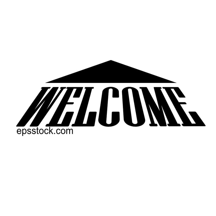 Welcome lettering
