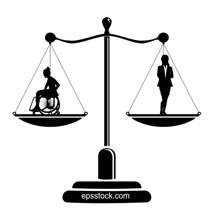Equal rights for people with and without disabilities