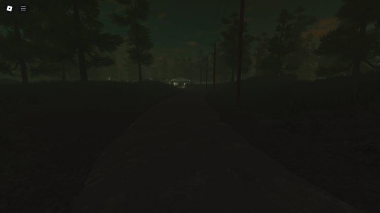 Roblox Realistic CQB Facility dark forest exterior