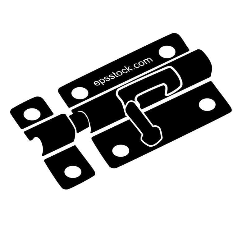 Door Security Slide Latch Lock