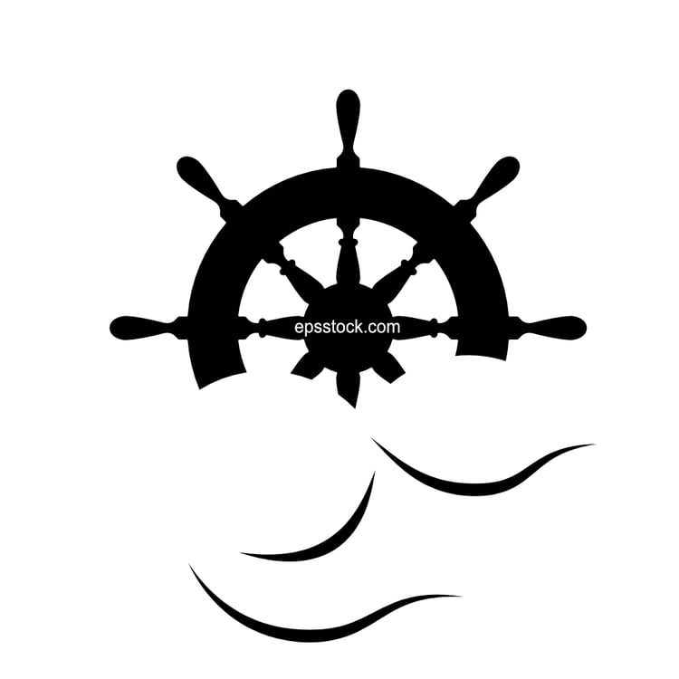 Steering wheel in the clouds